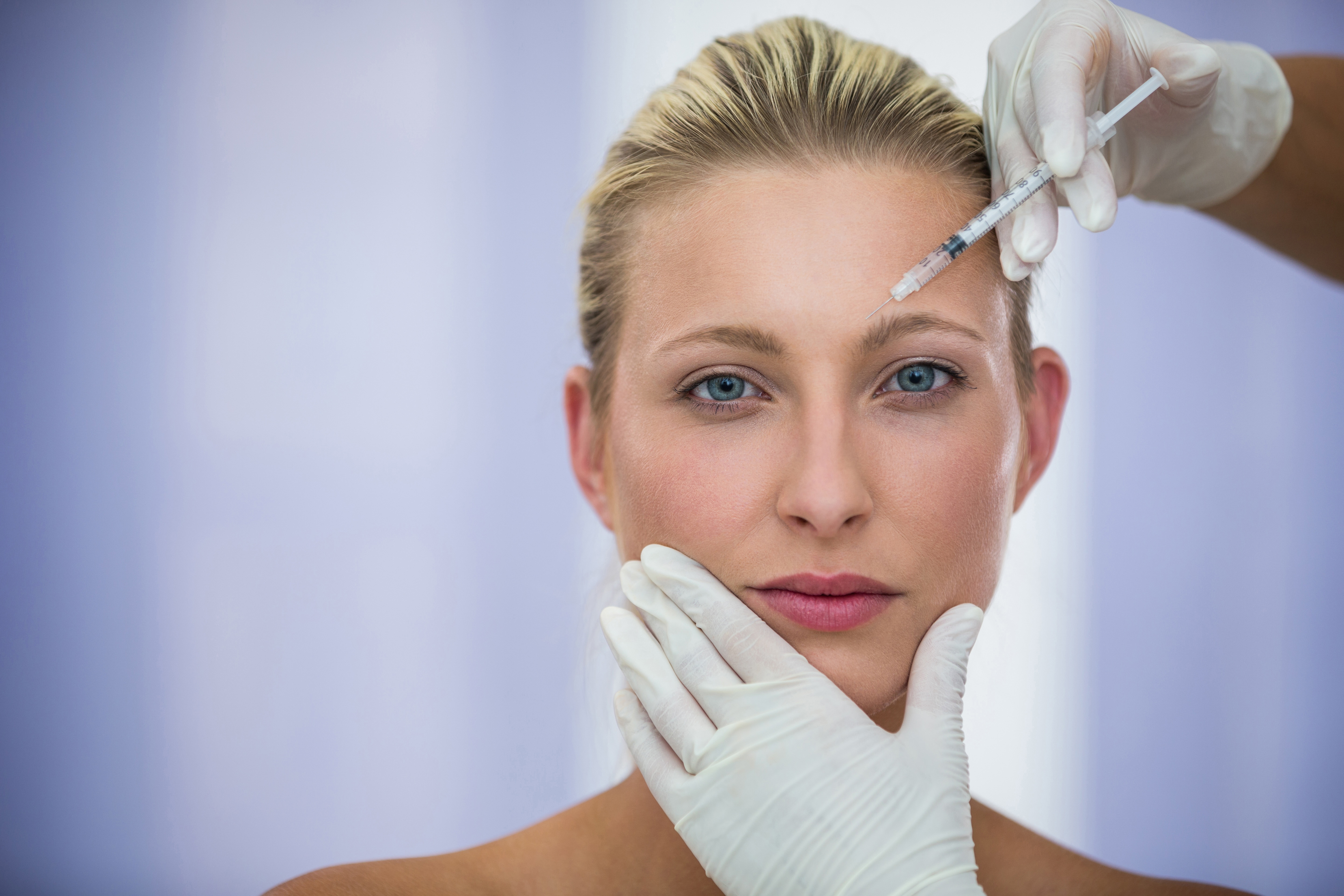 botox injection sur le front