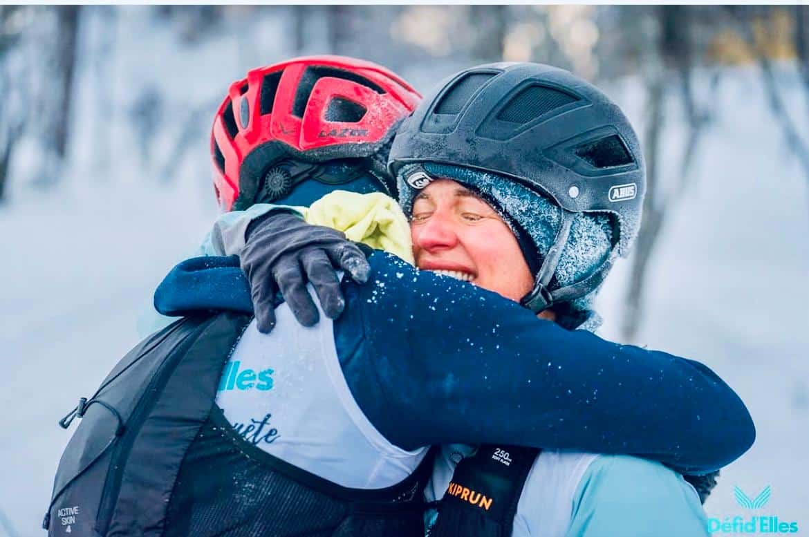 Les parenthèses de Marie, triathlon en Laponie, en soutien dans la lutte contre le cancer du sein