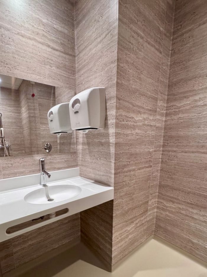 Photo salle de bain de chambre de repos de la clinique Polyclinique Saint-Roch